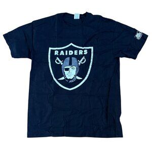 Raiders Shirt NFL Bud LightBlack Short Sleeve Large Jerzees 100% Cotton